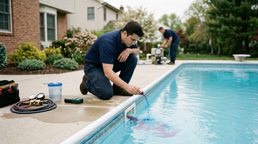 pool leak detection Manchester NJ